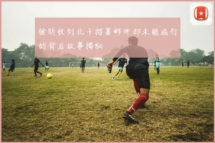 徐昕收到北卡招募邮件却未能成行的背后故事揭秘